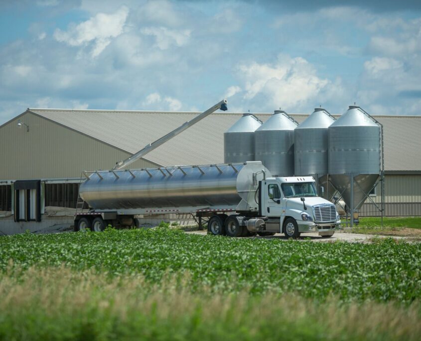 Feed Truck Delivery