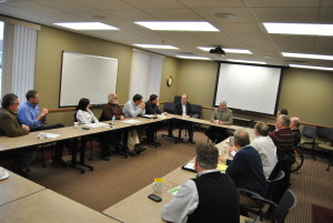 Representative Emmer meeting with MN pig farmers 